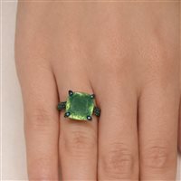 Anello Lucos Donna in Argento Quarzo ES 899-VERDE